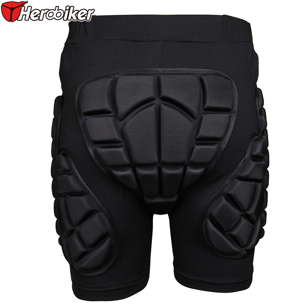 HEROBIKER-pantalones cortos de motocicleta para deportes al aire libre, Protector de cadera, Armadura de esquí, Snowboard, Skate, pantalones cortos de Motor