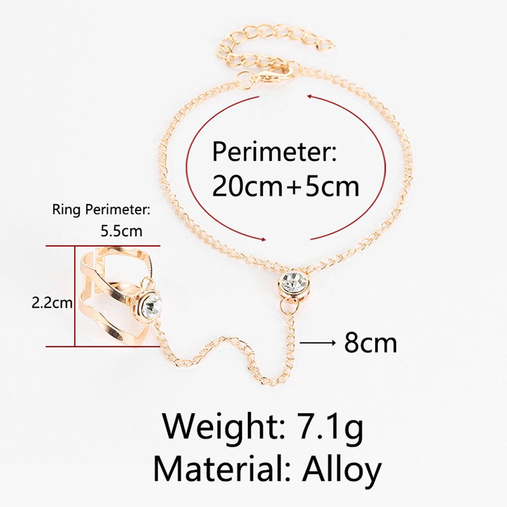 Conjunto de pulsera de hojas huecas para mujer, brazalete bohemio de Color dorado y plateado, accesorios de joyería para