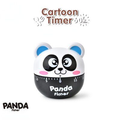 Rappel de cuisine en forme de légumes, dessin animé, minuterie de 60 minutes, aide à la cuisson, chronographe de cuisine: Blue Panda