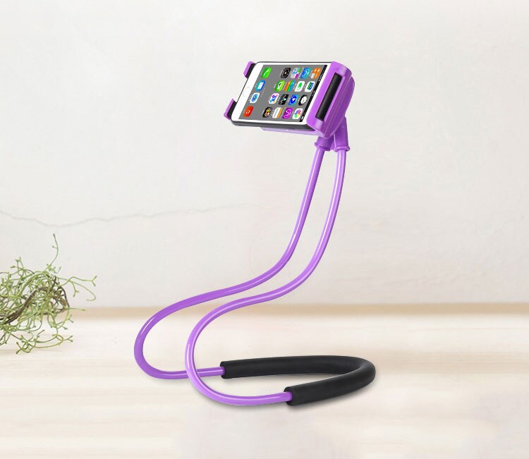 Hanging Phone Holder Mobile Stand with Flexible 360 Degree Turning for 4.5" ~ 6.5" Universal Smartphone for Iphone Xiaomi Huawei: 7