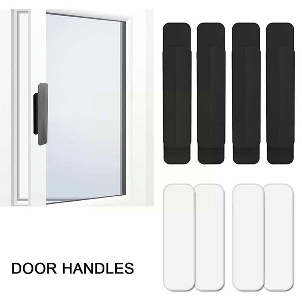 2 Stuks Plak Multifunctionele Handvat Thuis Rechthoekige Handvat Schuifdeur Deur Glas En Extra Deur Window Handle Push-Pull U9e5