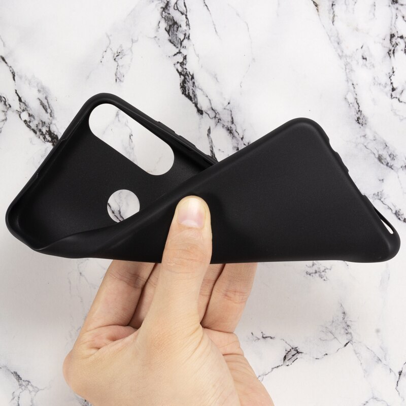 Pu lederen telefoonhoesje met houtnerf voor huawei  y6p flipcase voor huawei  y6p business portemonneehoesje zachte siliconen achterkant: Zwarte zachte siliconen