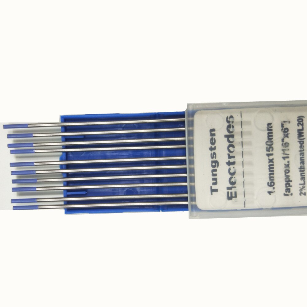 WL20 elektroda wolframowa profesjonalnego elektroda spawalnicza Tig 1.0 1.6 2.0 2.4 3.0 3.2 4.0mm dla opcji 2.0% Lanthanated dla spawarka Tig