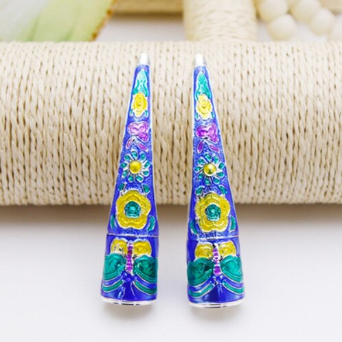 8cm princess nail wrap chinese ancient finger wear for empress queen cosplay accessories qing daynasty hand wear: style 2