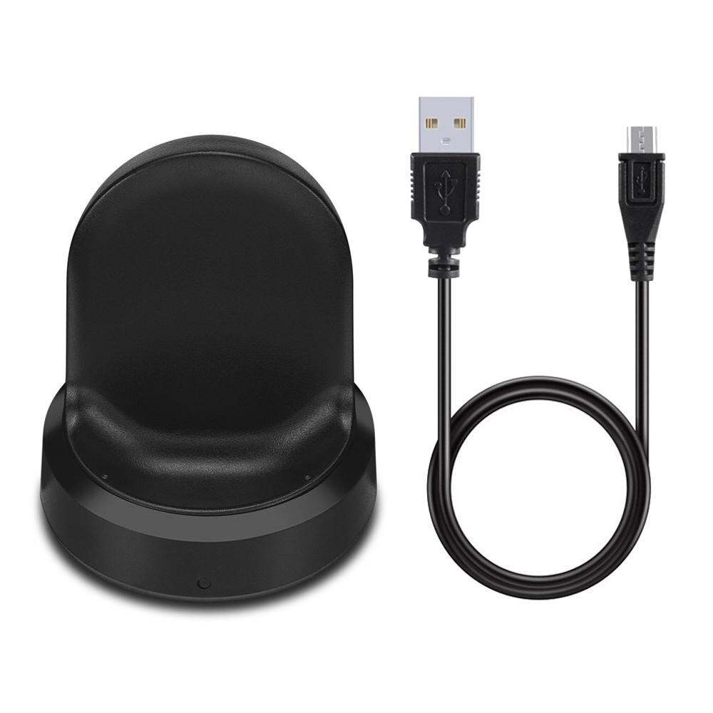 Draadloze Fast Charger Dock Voor Samsung Gear S3 Klassieke Charging Cradle Dock Usb Kabel Lader Voor Samsung Gear S3 Frontier stand: Default Title