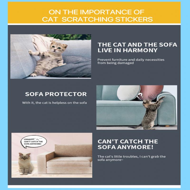 Katzenkratz-Abschreckungsband, Möbelschutz für Katzen, Möbelschutz, Couchschutz, Schutzabdeckung, Abschreckungspolster