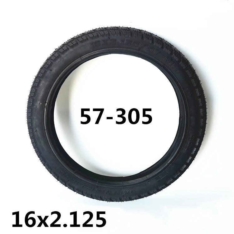 2er Set Fahrradreifen 16x2,125 Zoll Mit Schläuchen - Allround Reifen Für Kinderräder & Falträder