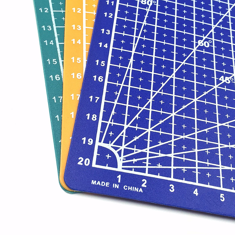 Carving Board Cutting Mat A4 Pad 3 Color Double-sided Cutting Pad