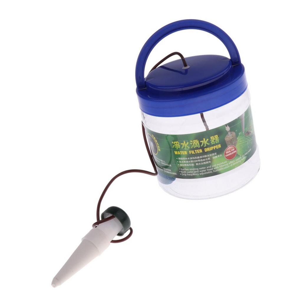 Abreuvoir caméléon pour forêt tropicale, cylindre humidificateur pour reptiles, arrosage automatique pour fleurs