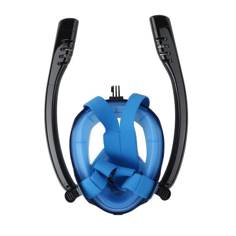 Diving Mask Underwater Scuba Anti Fog Full Face Snorkeling Mask Adult Kids Full Dry Double Tube Breathing Swimming Equipment