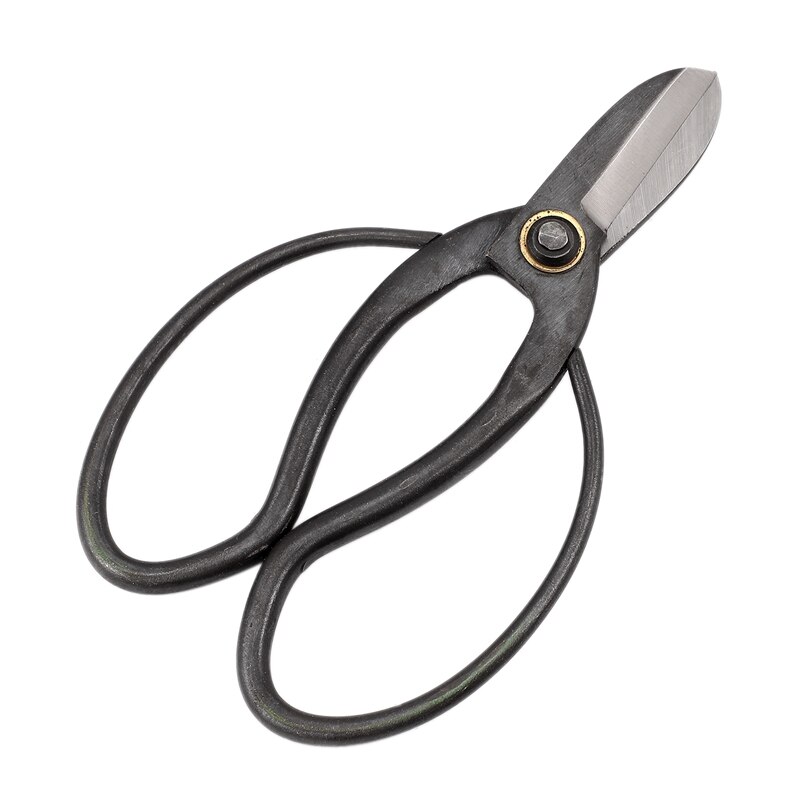 Bonsai Scissors 6.7Inch (170mm), Steel Flower Arranging Tools, Bonsai Tools Shear Tool Black