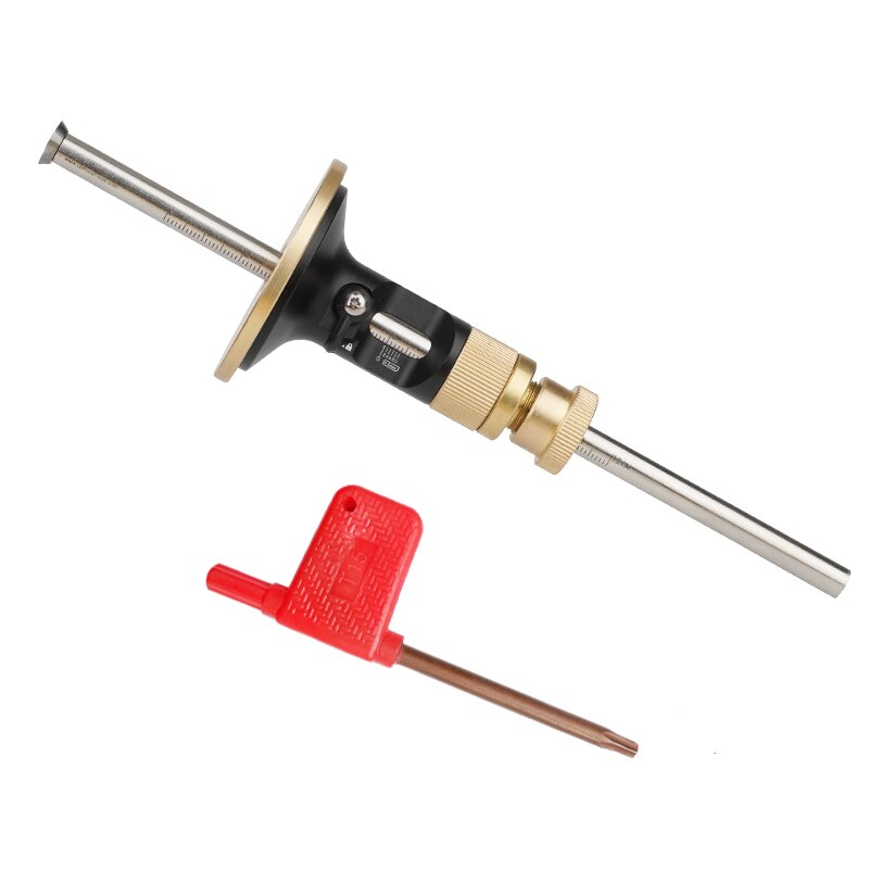 Precision European Scriber Ruler Marking Gauge Fine-tuning Automatic Alloy Line Scribing Depth measurement Tools: Type-A