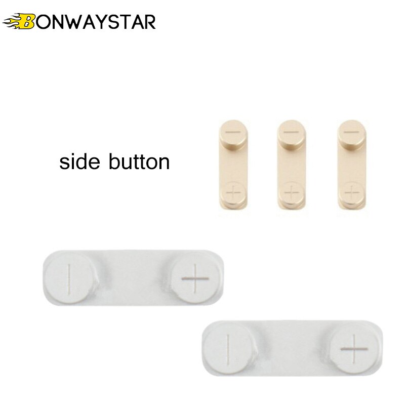 Aaa voor iphone 5 5s zijtoetsenvergrendeling volumeknop + aan/uit-knop + dempknop voor  ip5 5