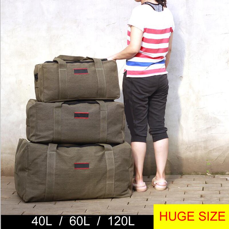 Grote Capaciteit Vrouwen Bagage Travel Plunjezakken Canvas Big Travel Tote Handtas Opvouwbare Reis Tas Bolsa Feminina Mannen Reistassen