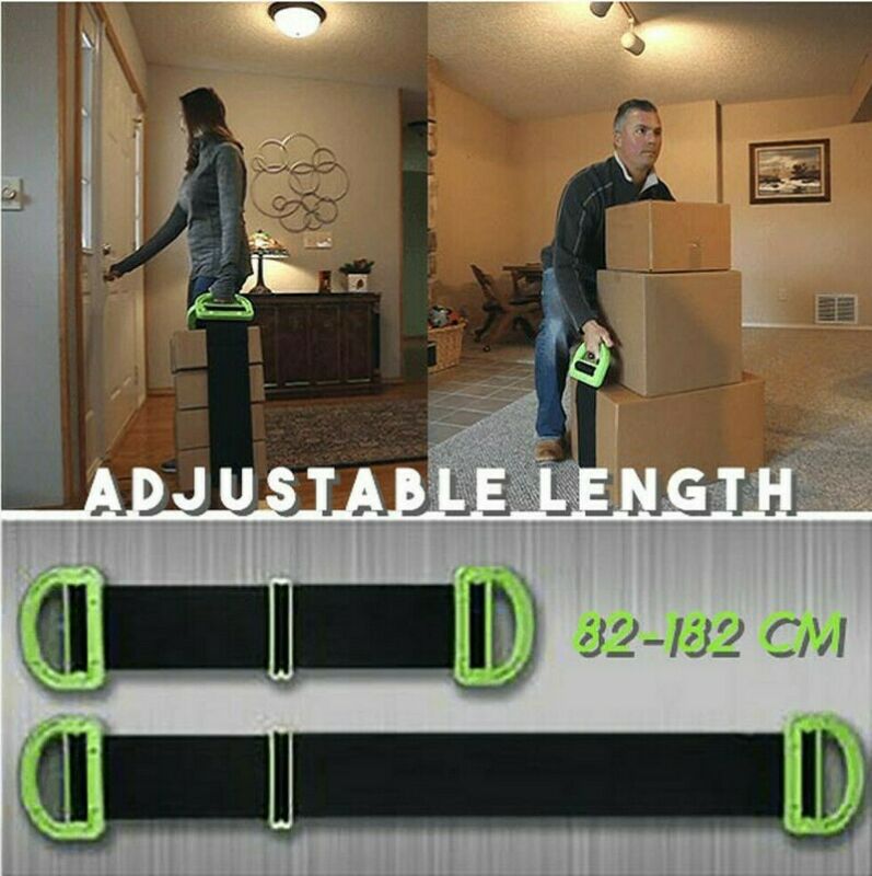 Material Handling Tools The Landle Adjustable Moving And Lifting Straps For Furniture Boxes Mattress Team Straps Mover Easier