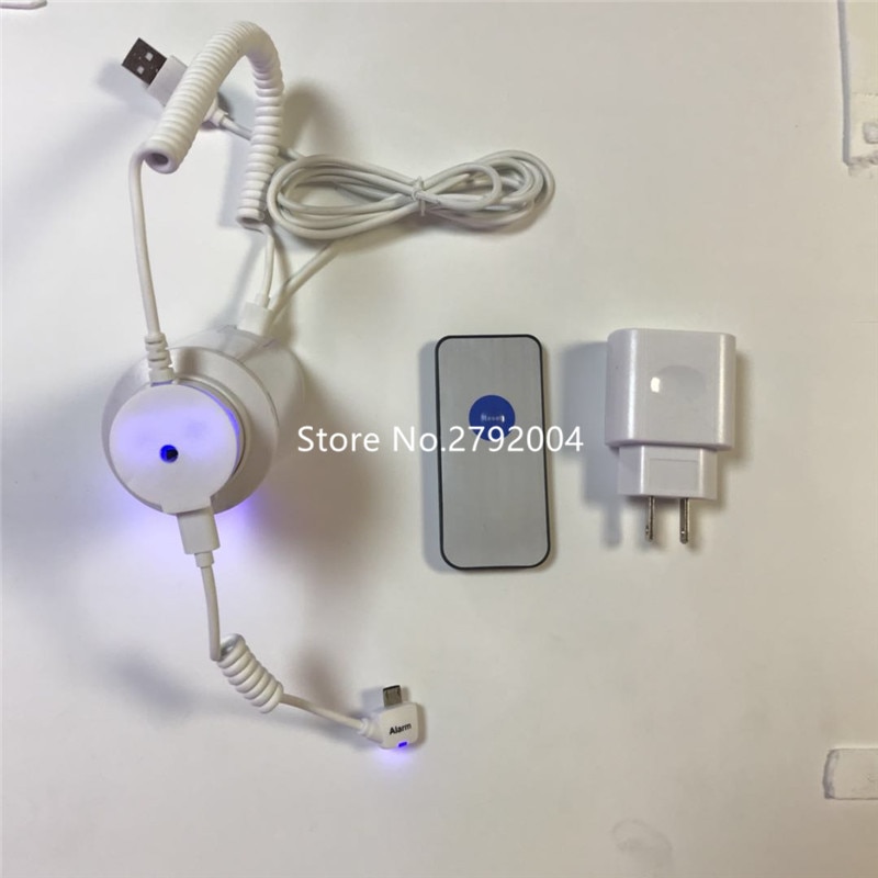cell phone security anti-theft display stand with alarm and charging function for mobile phone retail store exhibition