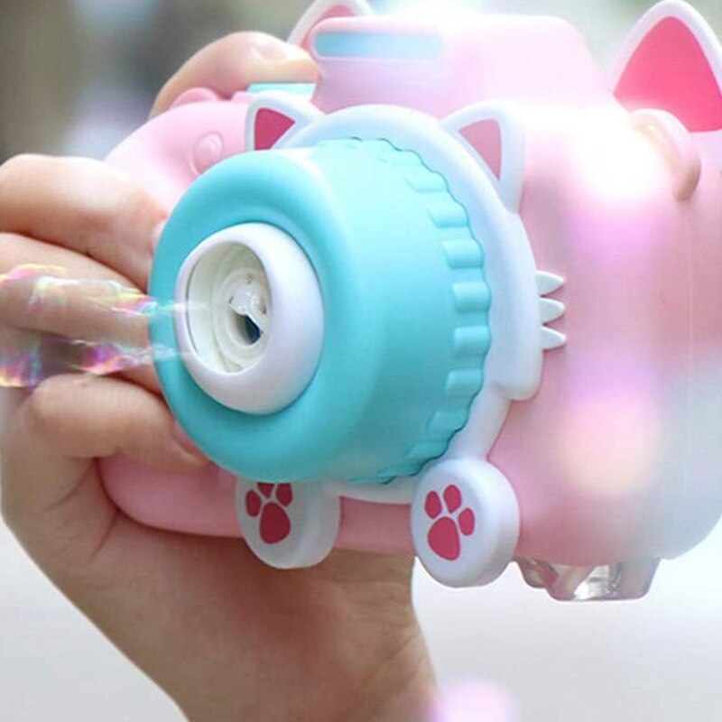 Bubble Speelgoed Muziek Camera Automatische Bubble Blower Machine Speelgoed Voor Kids Zomer Outdoor / Indoor Activiteit Gebruik (50Ml)