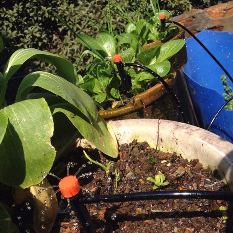 5m Diy Drip Irrigation System Automatic Plant Self Watering Garden Hose Mini Drip Garden Watering System