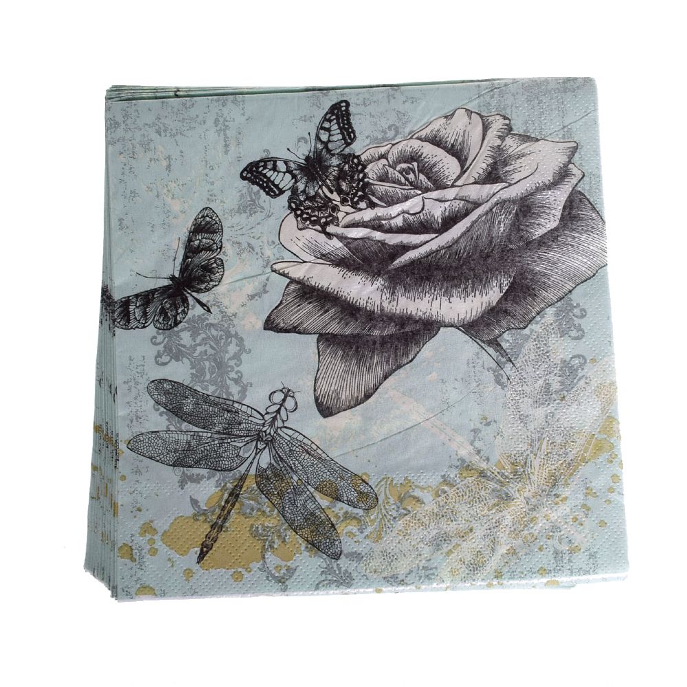 20 pcs /pack paper towel napkin Face Tissue Makeup Paper Household Hygiene Paper Towel Napkin party supply home