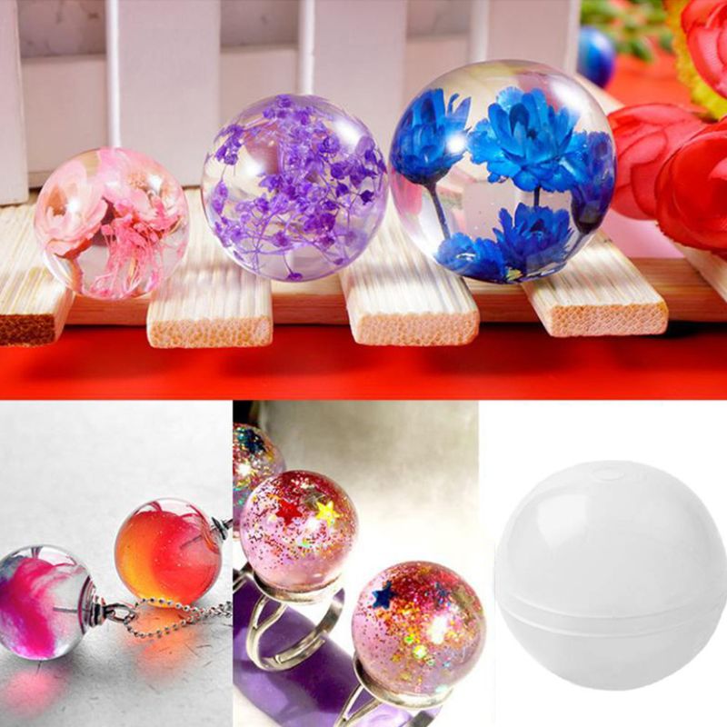 Resin Molds for Crafts Silicone Molds Kit for Casting Epoxy Resin UV Resin Sphere Pyramid Cubic Diamond Triangular Pyramid Mold