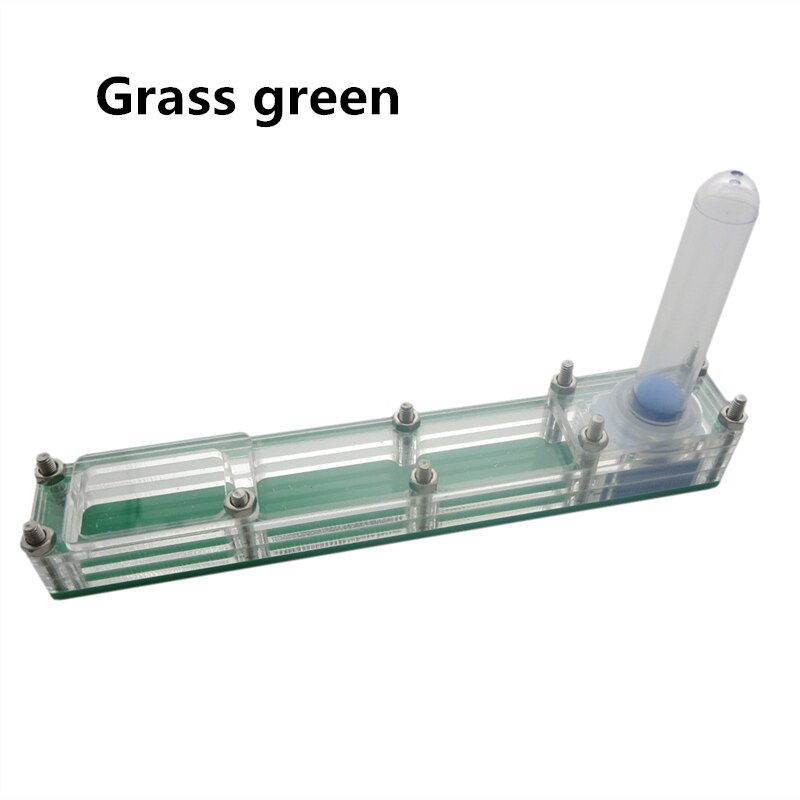 Small ant farm with Active Zone Water pipes provide humidity Suitable for the queen of ants 14*2.2*1.6cm: Grass green