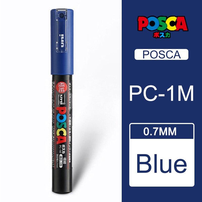 1 pc Uni Posca POP PC-3M Farbige Malen Kunst Marker Stifte Medium Spitze 0,9-1,3mm 24 Farbe Optional schule Schreibwaren Büro Liefert: 8