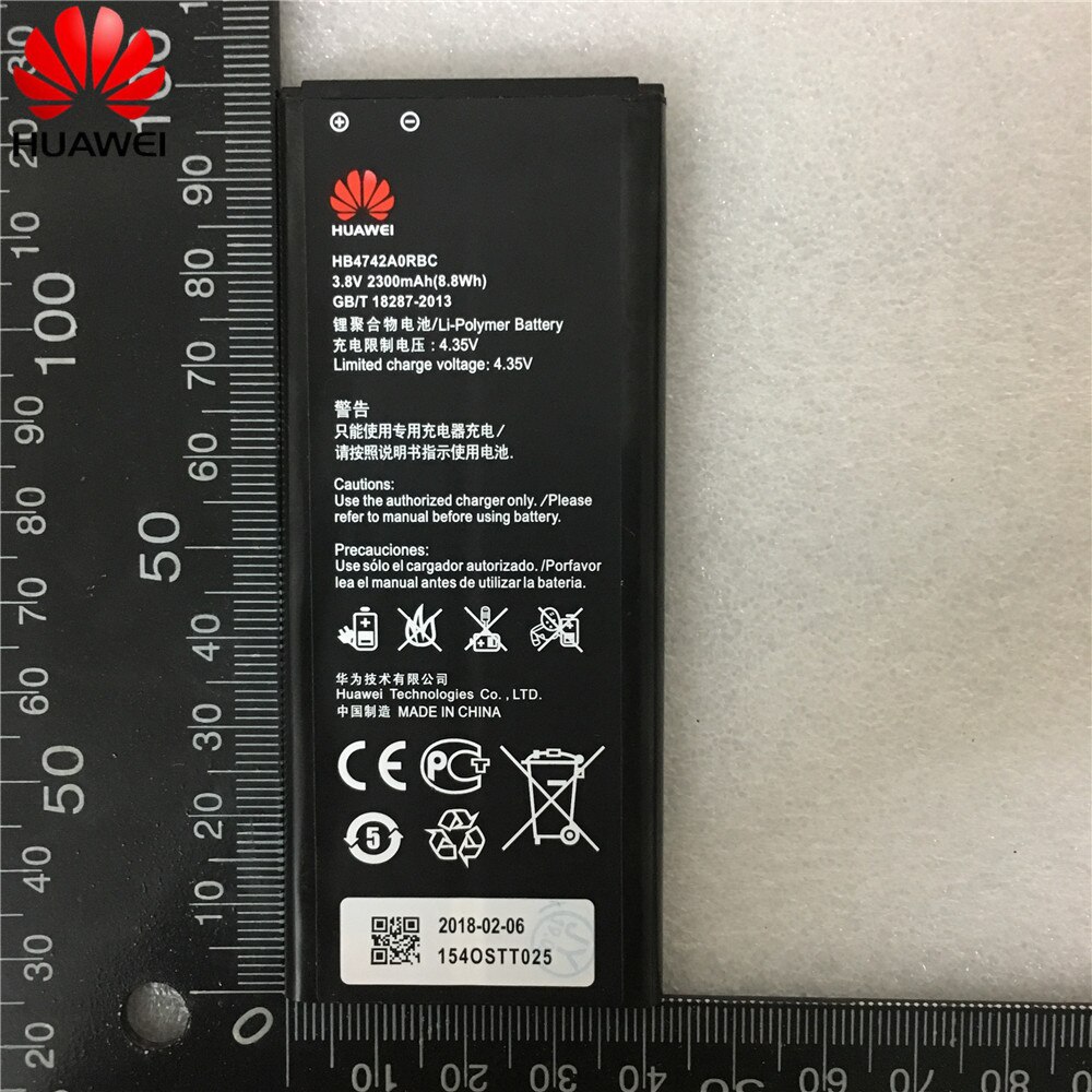 2300mAh HB4742A0RBC HB4742A0RBW Battery For Huawei Honor 3C Battery G730 G740 H30-T00 H30-T10 H30-U10 H30 Phone Battery