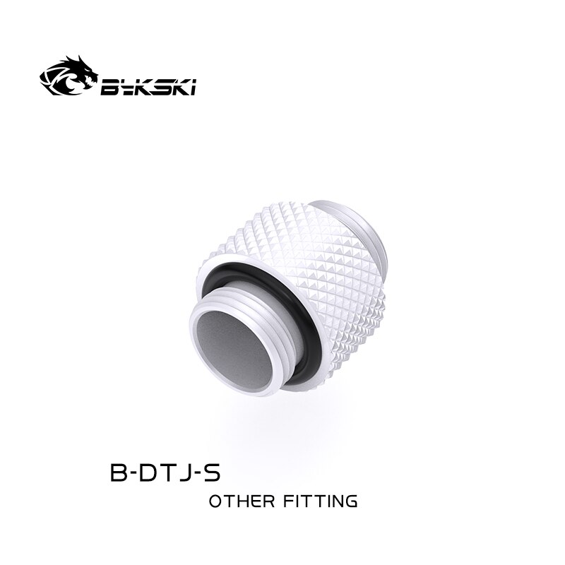 BYKSKI G1/4'' to G1/4'' Dual External Thread Connection Male to Male adapter thread 4.5MM connector for water cooling