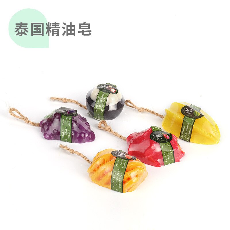 Thai Natural Handmade Soap Fruit Extract Whitening Soap To Reduce Dark Spots Quickly Brighten Skin Lightening Soap