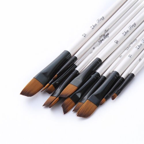 Maling penne 12 stk / sæt maling pensler kunst olie akvarel maling efter antal penne pensler