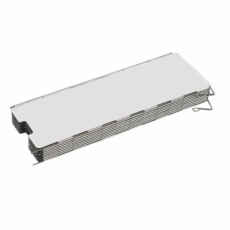 Estufa de Gas, pantallas de protección contra el viento, estufas de Camping para exteriores, ultraligeras, 8/10 placas, quemador de cocina plegable, parabrisas de aluminio