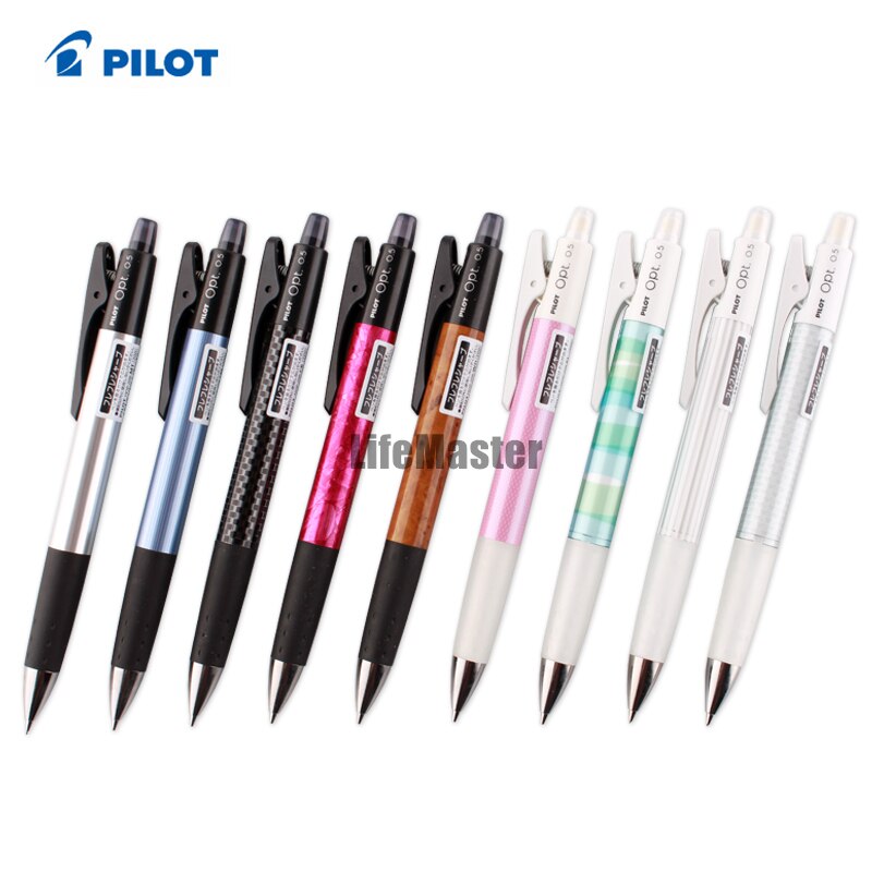 Riste! Pilot opt shaker mekanisk blyant 0.5 mm komfortgrep skoleartikler student kawaii brevpapir hopp -20r