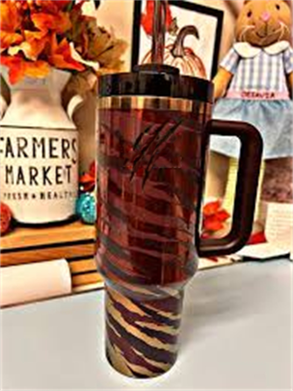 Botella de agua de estilo, vaso de acero inoxidable de 40oz con tapa de silicona, taza de viaje para bebidas frías, taza de café de gran capacidad