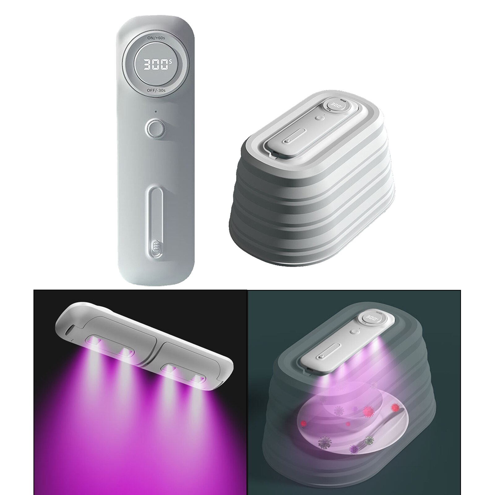 UV Sanitizer Lights Lamp Cleaning Household Bacteria UVC Disinfection Lamp