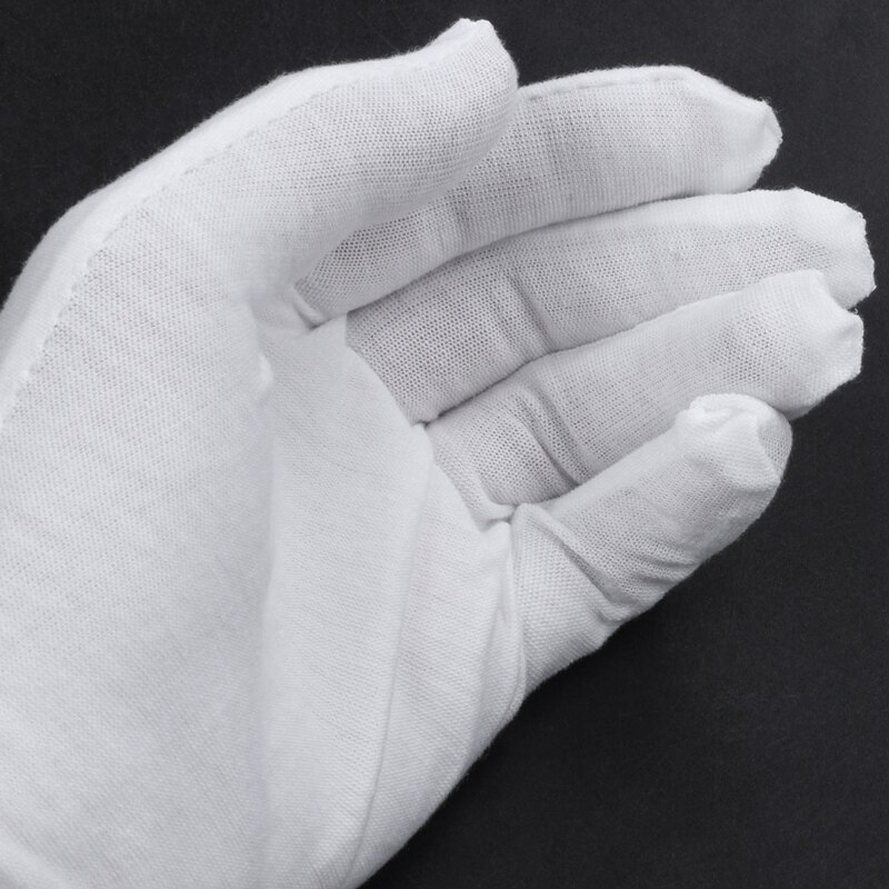 Witte Katoenen Handschoenen Anti-Statische Handschoenen Beschermende Handschoenen Voor Huishoudelijk Werk Werknemers