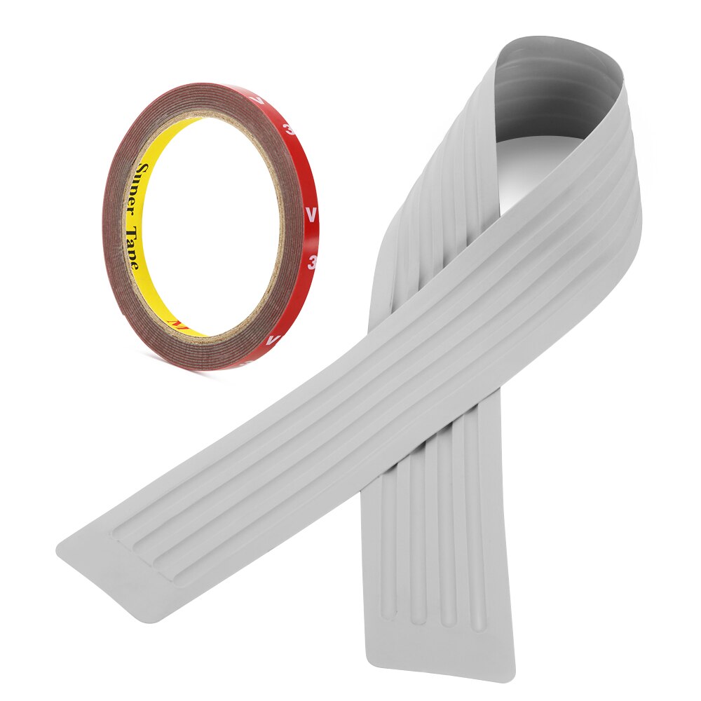 Boîtier à autocollants de protection de pare-chocs arrière de voiture pour Skoda Octavia Yeti Roomster Fabia Rapid superbe KODIAQ Citigo KAMIQ KAROQ SCALA VISIO: 104CM Grey