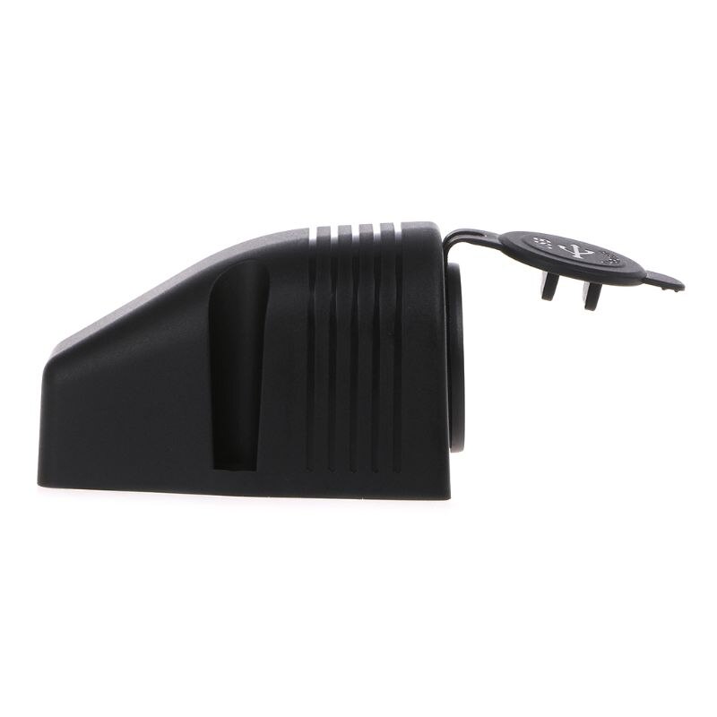 12v x 24v dual-usb-panel-ladeadapter mit armaturenbretthalterung und wasserdichten schutzkappen für auto, boot, schiff und lkw
