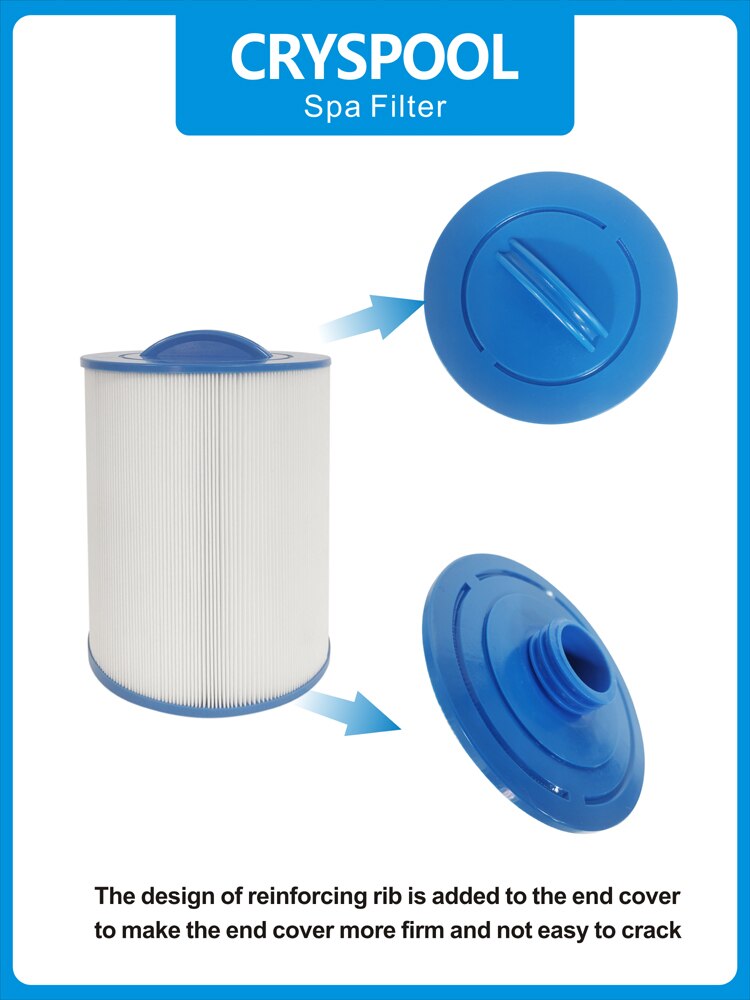 2Pack Spa Filter für Unicel 6CH-940, pleatco PWW50P3 ,Filbur FC-0359, Whirlpool Filter,45 SQ.ft