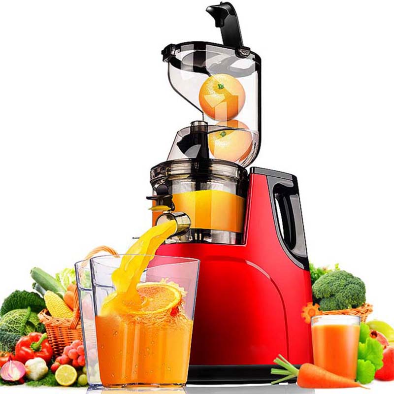 Grote Brede Mond Voeden Chute Hele Apple Slow Juicer Fruit Plantaardige voeding Multifunctionele Sapcentrifuge Knijper