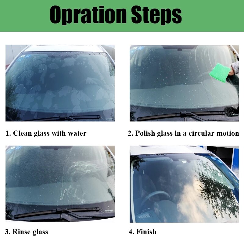 Glas Tiefe Reiniger Auto Kratzer Entferner Flüssigkeit Mikrofaser Windschutz Fenster Reinigung Glas Entfernen Öl Film Auto Styling