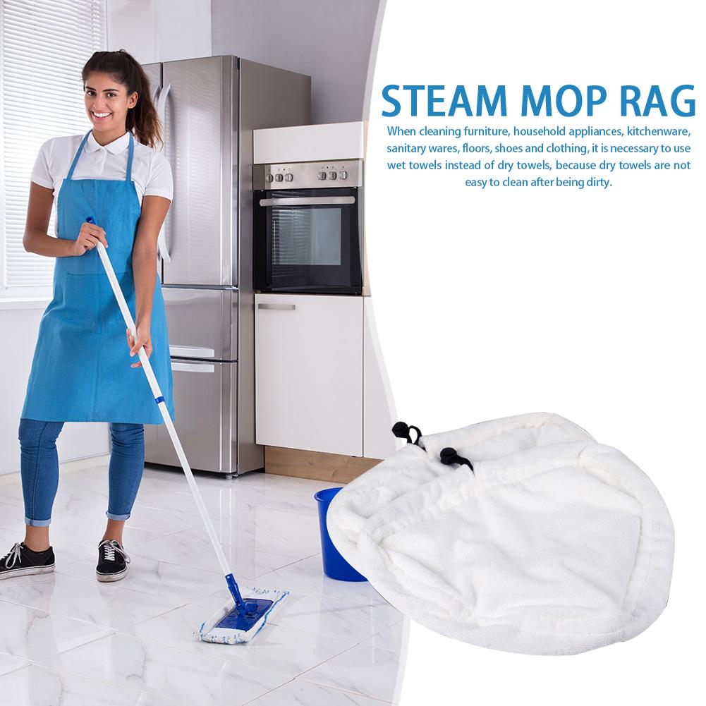 Microfibre vapeur lavable vadrouille chiffon couverture microfibre sol nettoyage tampons de remplacement nettoyage triangulaire