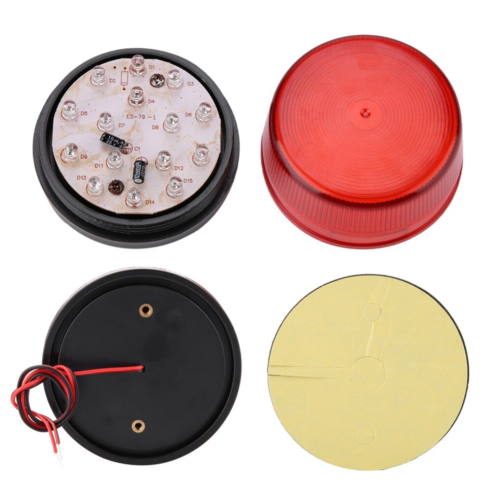 1PC LED Flashing Lamp Security Alarm Strobe Signal Warning Light High Brightness