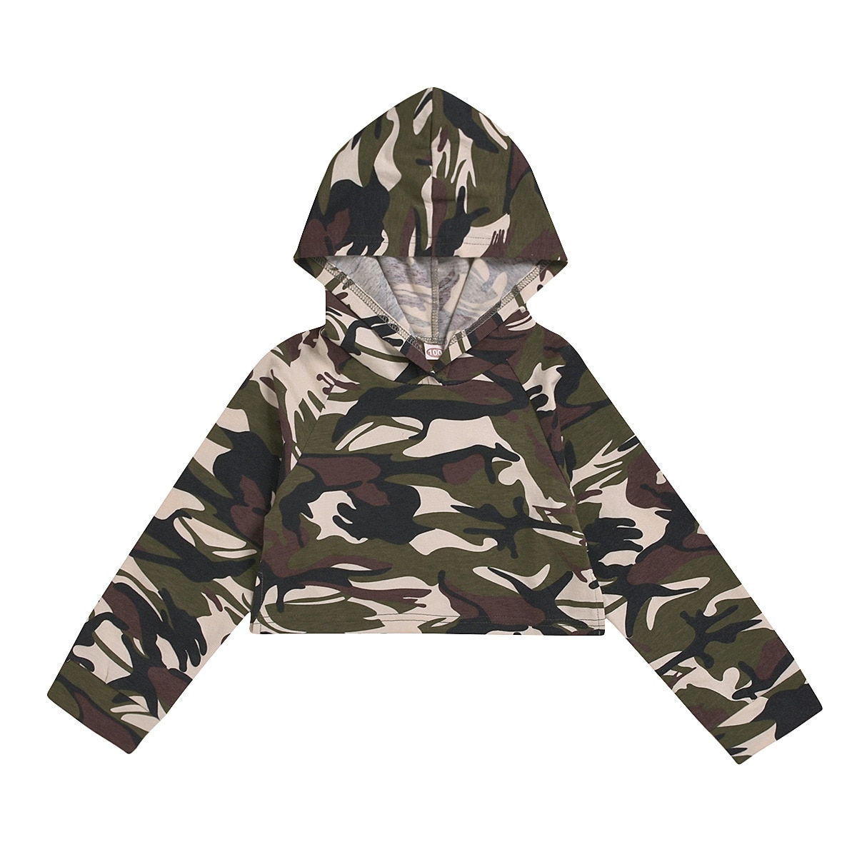 Kids T-shirt Modieuze Camouflage Print Lange Mouwen Sweatshirt Hooded Tops Voor Kinderen Jongens