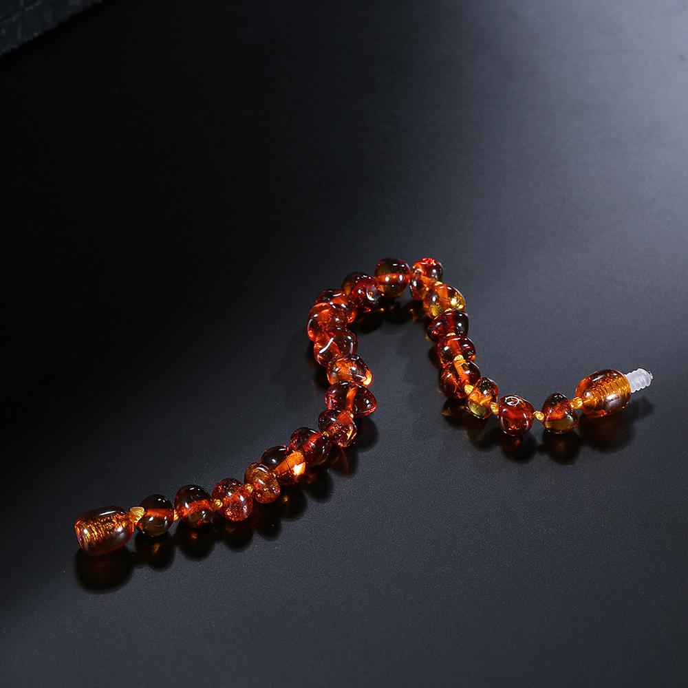 Amber Teething Bracelet/Anklet - No invoice, no price, no logo - 4 Sizes - 4 Colors - Ship from US&UK&AU&CN