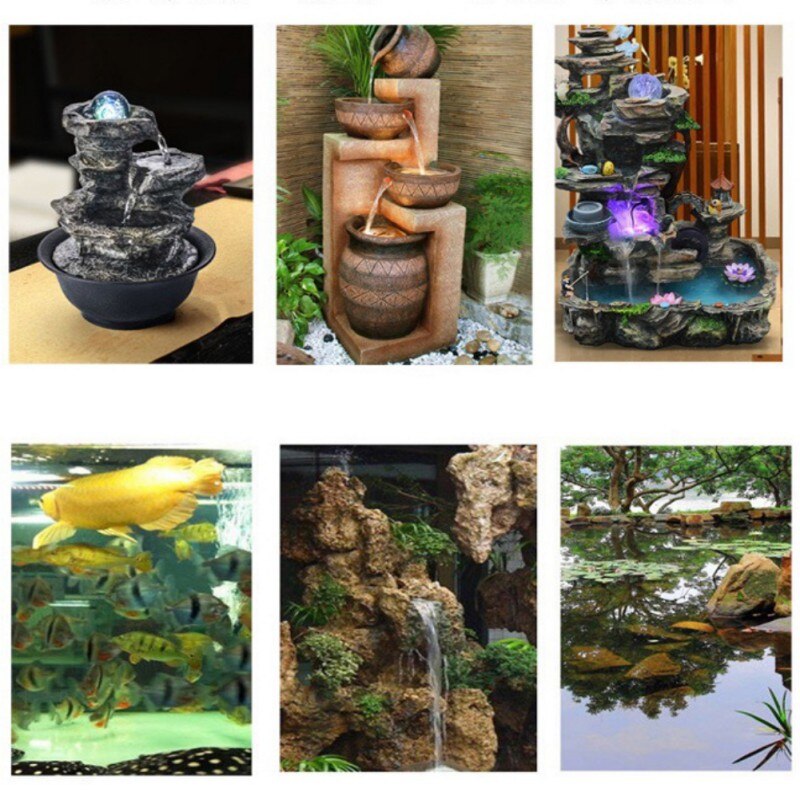 3V DC Waterpomp Aquarium Horizontale Dompelpomp Kleine Fontein 100L/H Plastic Elektronische Componenten Product