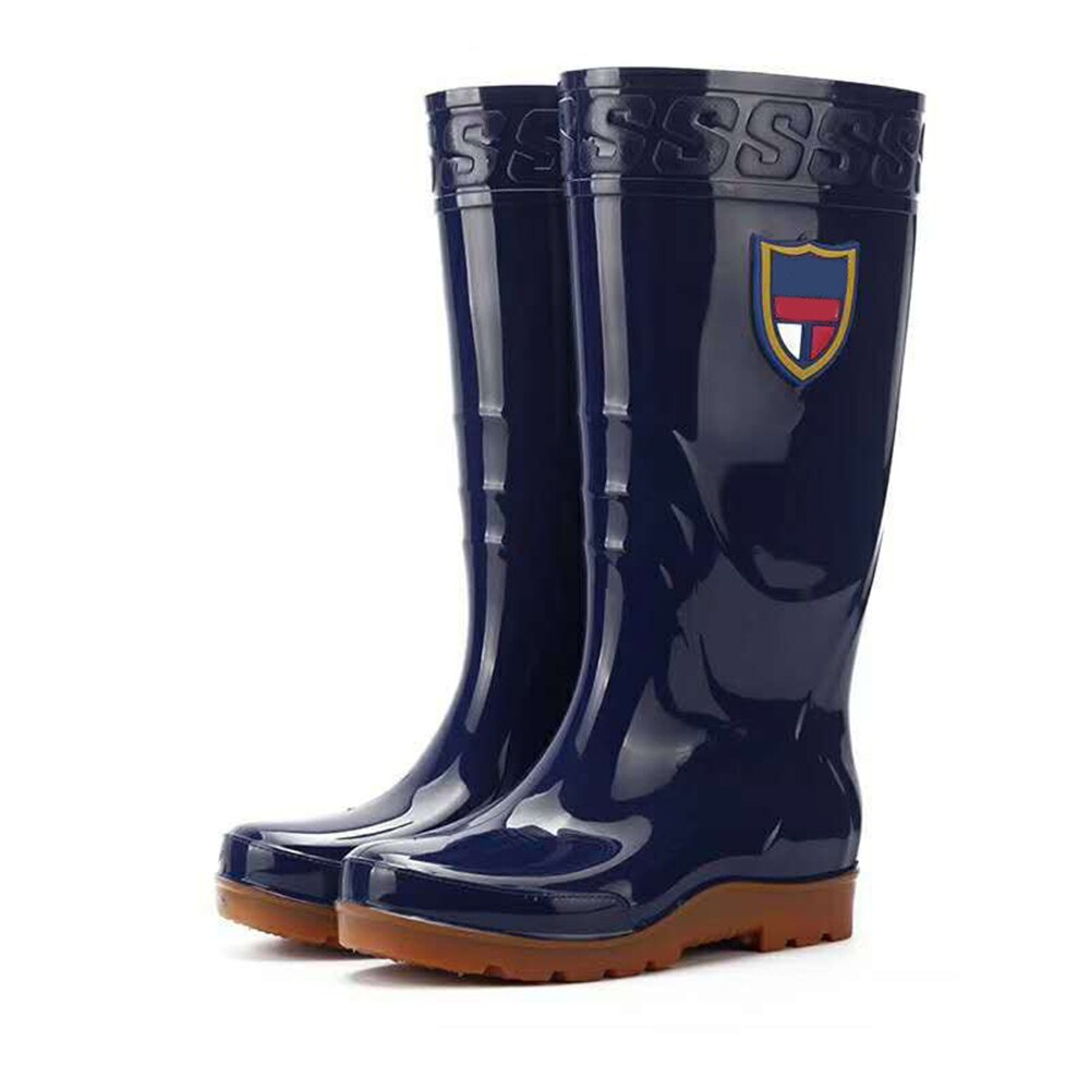 Mannen Rubber Schoenen Regen Laarzen Outdoor Waterdichte Voor Mannelijke Dikke Zool Ademend Praktische: L41