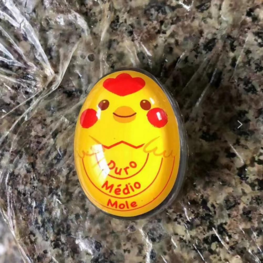 Timer per uova Morbido silicone alimentare per uova sode Indicatore che cambia colore Cambia colore Timer per uova Termometro per uova Timer per uova Kitcken