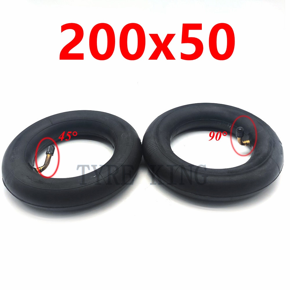 Cámara interior de 200X50 de , cámara interior de 200X50, neumático interno de 8 pulgadas para partes de bicicleta de bolsillo de Gas y patinete eléctrico