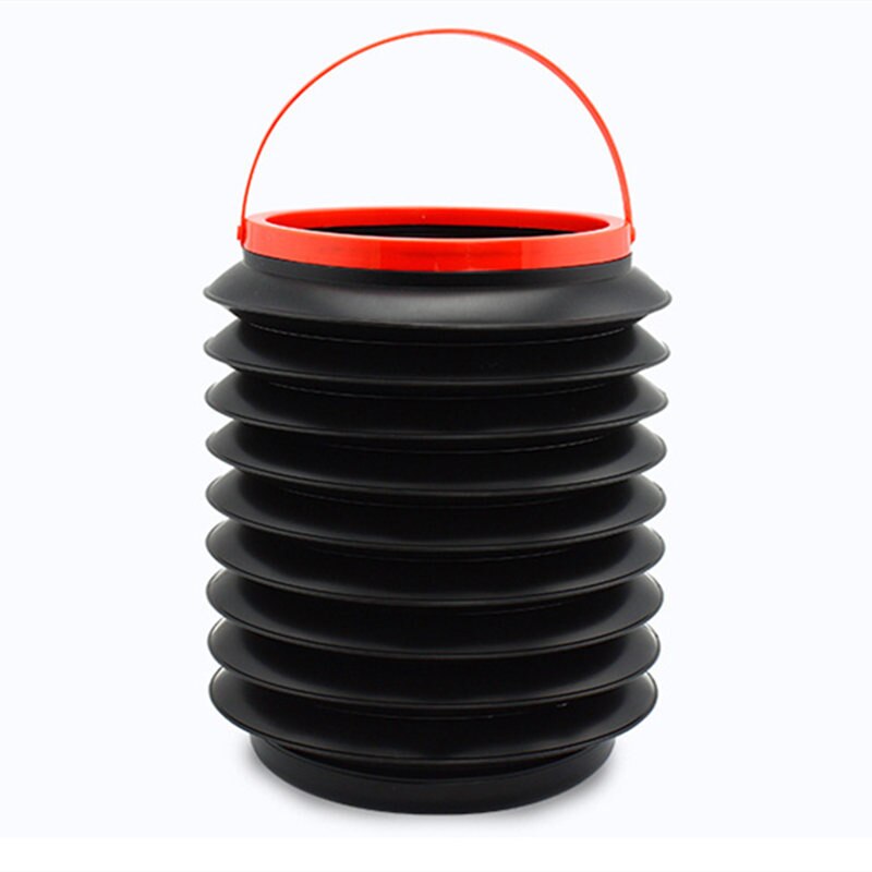Car Folding barrel Trash Can for Ford Mustang Ranger Figo KA Territory FLEX Transit Super Duty Atlas F-150 F250 F350 F450: Default Title