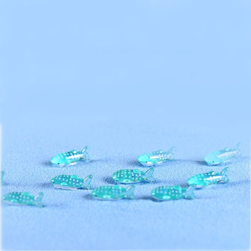 6 teile/los Mini Nette Puppe Stelle Hai Fisch Figur Miniatur Gebühr Aktion Spielzeug